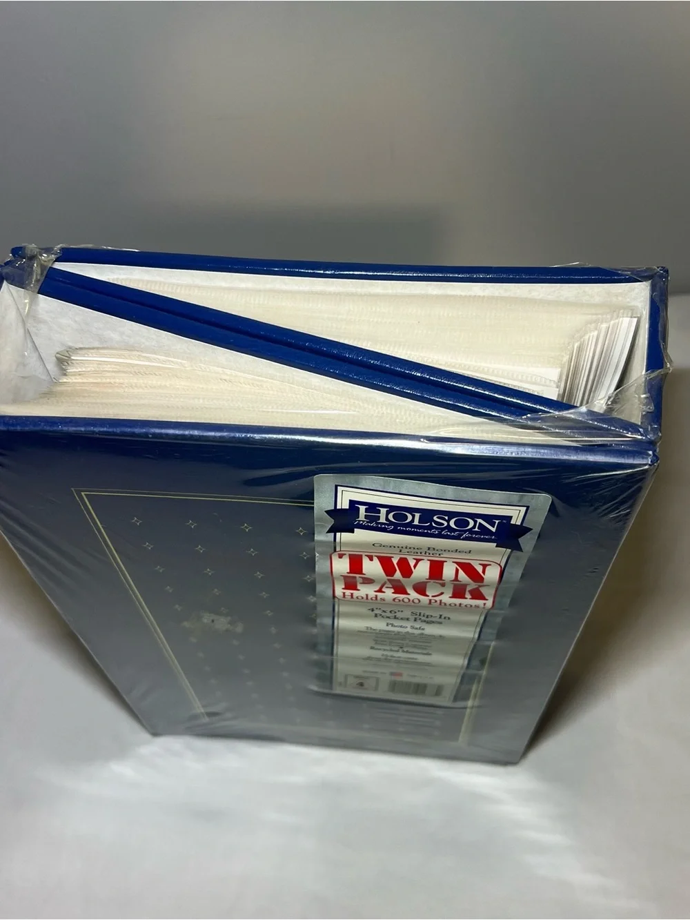 Navy Blue Twin Pack Photo Album - Holds 600 Photos